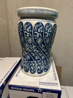 Chinees blauw wit keramieken tuinkrukje, Blauw, Aardewerk of Porselein, Ophalen of Verzenden, Zo goed als nieuw