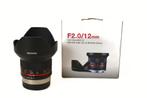Samyang 12mm F/2 NCS CS Fuji X, Gebruikt, -, -, -
