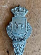 Lepeltje Volendam : met kroon en wapen met paard, Antiek en Kunst, Antiek | Bestek, Ophalen of Verzenden