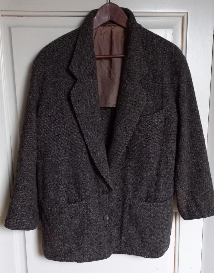 100% wollen blazer bruin gemêleerd  Italiaans Gabrielli, Kleding | Dames, Jasjes, Kostuums en Pakken, Zo goed als nieuw, Jasje