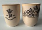 Twee Koningshuis Bekers - Beatrix & Juliana, Verzamelen, Koninklijk Huis en Royalty, Ophalen of Verzenden