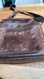 Spikes and Sparrow bruin leren tas., Ophalen of Verzenden, Zo goed als nieuw, Bruin, Leer