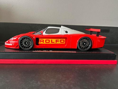 GL Model 1:18 Maserati MC12 Racing Box Valentino Rossi test, Hobby en Vrije tijd, Modelauto's | 1:18, Nieuw, Auto, Overige merken