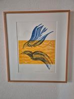 Schilderij van Godelieve Met houten lijst, 73 x 83, Ophalen