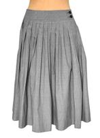 Nieuwe Pauw overslag plooirok, rok, grijs, Mt. S, Kleding | Dames, Rokken, Verzenden, Pauw, Nieuw, Knielengte