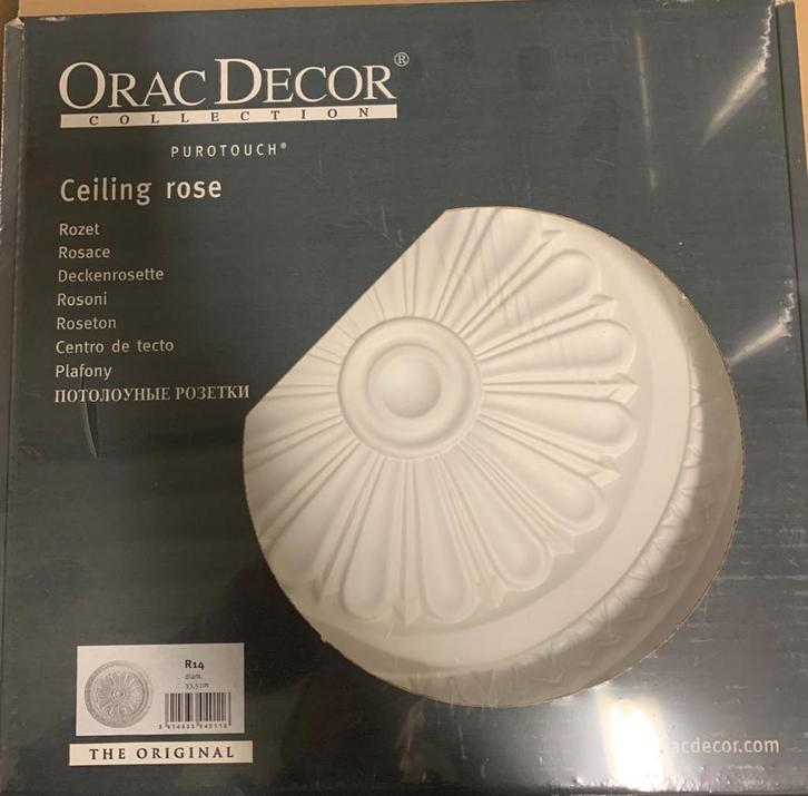 New Sierlijst plafondlijst rozet voor aan plafond Orac Decor, Huis en Inrichting, Lampen | Plafondlampen, Zo goed als nieuw, Ophalen of Verzenden