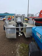 Aluminium werkboot, Ophalen