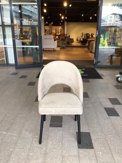 Buitenkans! Eetkamerstoel Sami, Huis en Inrichting, Stoelen, Zo goed als nieuw, Eén, Hout, Stof, Bruin, Ophalen