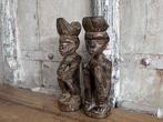 Mangbetu tribe beeld van hout - Afrikaans houtsnijwerk, Ophalen of Verzenden