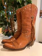 Sancho fringe boots 38 western boots bohemian laarzen franje, Hoge laarzen, Bruin, Ophalen of Verzenden, Zo goed als nieuw