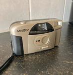 Vintage Minolta F25 autoflash camera met tas, Ophalen of Verzenden, Gebruikt, Compact, Minolta