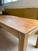 Hardhouten tafel 160x70, degelijke tafel, Gebruikt, Ophalen of Verzenden