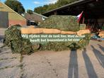 Versierde wagen leger/boeren thema. 4de plaats uffelte feest, Ophalen, Carnaval