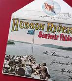 1925  "HUDSON RIVER" Souvenir Folder 20 foto's o.a. steamers, Ophalen of Verzenden, 1920 tot 1940, Gelopen, Buiten Europa