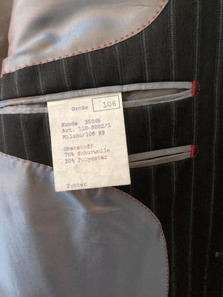 Herenpak Maat 54/56 - Weinig Gedragen, Kleding | Heren, Kostuums en Colberts, Zo goed als nieuw, Maat 56/58 (XL), Zwart, Ophalen of Verzenden