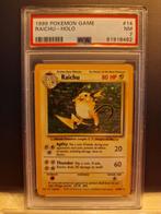 Pokemon 1999 Raichu Holo Psa 7, Hobby en Vrije tijd, Verzamelkaartspellen | Pokémon, Ophalen of Verzenden, Losse kaart, Zo goed als nieuw