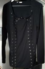 Mooi zwart shirt, maat 44/46, Kleding | Dames, Zwart, Maat 42/44 (L), Ophalen of Verzenden, Zo goed als nieuw