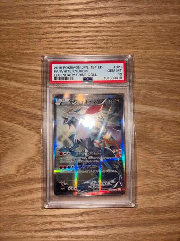 White Kyurem 021 2016 1ST ED - PSA 10 beschikbaar voor biedingen