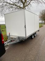 Saris gesloten aanhanger 4 x 2 x1,90 3,5 ton + sledes.bj:22, Ophalen, Zo goed als nieuw