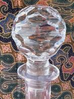 Mooie zware oude portkaraf uit Engeland van kristal 32,4 cm., Ophalen of Verzenden