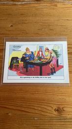 Postkaart - Nieuwjaarskaart, Ophalen of Verzenden, 1960 tot 1980, Ongelopen, Sport en Spel