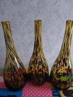 Set van 3 siervazen - als nieuw, Ophalen, Geel, Minder dan 50 cm, Glas