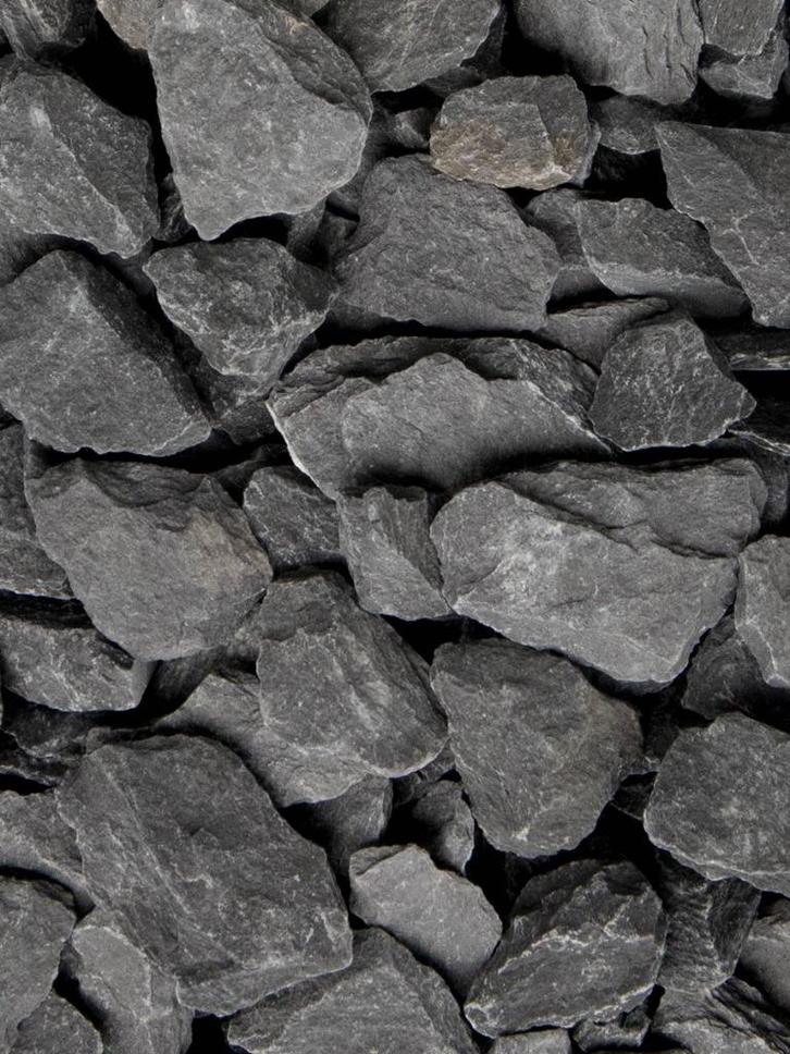 Canadian slate zwart antraciet leisteen uniek plat decoratie, Tuin en Terras, Grind, Keien en Split, Nieuw, Split, Antraciet, Overige materialen