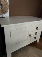 Brocante tv meubel landelijk wit, Huis en Inrichting, Ophalen, Gebruikt, 50 tot 100 cm, Minder dan 100 cm