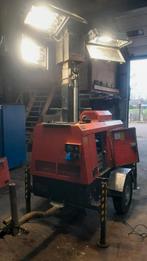 Lichtmastkar,met 230 volt generator /aggregaat, Ophalen, Gebruikt, Benzinemotor, 1400 tot 1800 rpm