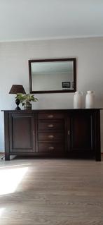 klassiek dressoir donkerbruin hout, Huis en Inrichting, Kasten | Dressoirs, Ophalen, Zo goed als nieuw, 25 tot 50 cm, 150 tot 200 cm