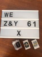 Lichtbord met Letters & Cijfers - Zo Goed Als Nieuw!, Ophalen of Verzenden, Zo goed als nieuw, Overige typen