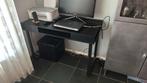 Zwart tafel bureau, Huis en Inrichting, Bureaus, Ophalen, Zo goed als nieuw, Bureau