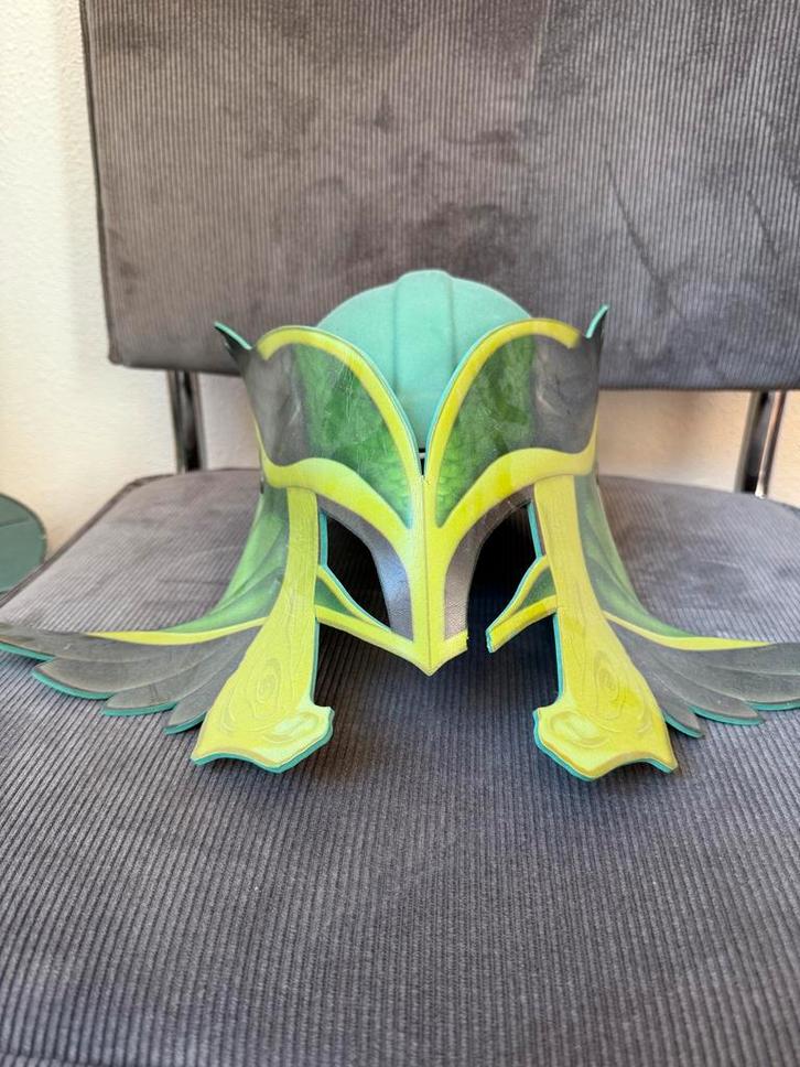 Raveleijn Helm - Kostuum Accessoire, Kinderen en Baby's, Speelgoed | Buiten | Speeltoestellen, Gebruikt, Overige typen, Ophalen of Verzenden