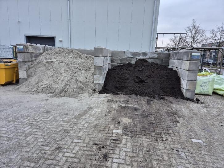 Straatzand en Biologische bemeste tuinaarde, Tuin en Terras, Overige Tuin en Terras, Nieuw, Ophalen