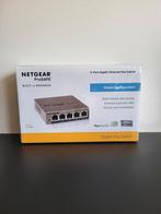 Netgear Prosafe GS105E 5-Port Gigabit Ethernet Plus Switch, Nieuw, Ophalen of Verzenden