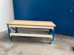 Werktafel - Verrijdbaar -, Doe-het-zelf en Verbouw, Werkbanken, Ophalen, Zo goed als nieuw, 170 cm of meer, Bankschroef
