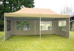 Topklasse 3x6m Vouwtent / Easy Up Vouw-Partytent. Champagne, Tuin en Terras, Partytenten, Ophalen of Verzenden, Nieuw, Partytent