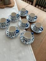 Douwe Egberts 8 delig koffie servies, Gebruikt, Ophalen of Verzenden, Overige stijlen, Kop(pen) en/of Schotel(s)