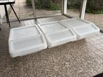 Ikea sorteerbak 37 liter met deksel 3 stuks, 40 tot 60 cm, Minder dan 50 cm, Ophalen of Verzenden, Zo goed als nieuw