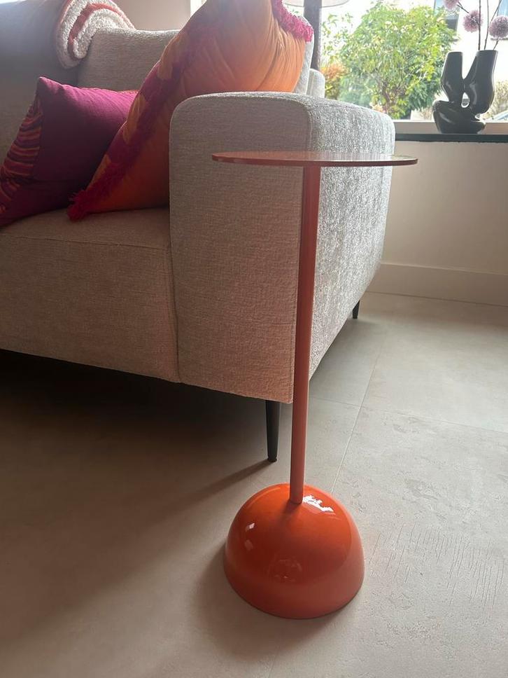 Bijzettafel Linda x Urban Nature Culture, Huis en Inrichting, Tafels | Bijzettafels, Zo goed als nieuw, Rond, 45 tot 60 cm, Minder dan 55 cm