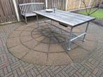 Terras cirkel - 3.40m diameter, Tuin en Terras, Tegels en Klinkers, Ophalen, Zo goed als nieuw, Beton, Terrastegels