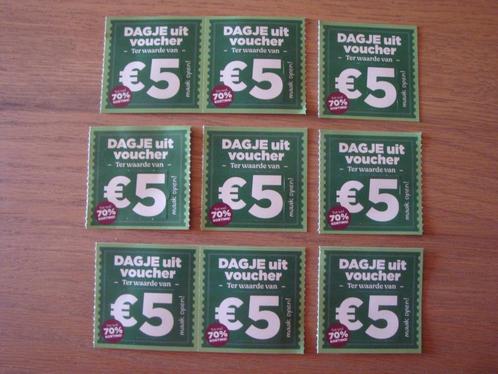 Dagje uit vouchers Plus 9 stuks ongebruikt, Verzamelen, Supermarktacties, Plus, Ophalen of Verzenden