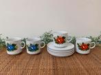 Vier x kop en schotel., Huis en Inrichting, Keuken | Servies, Ophalen of Verzenden, Overige stijlen, Kop(pen) en/of Schotel(s)