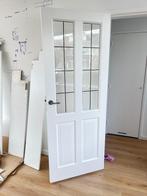 Binnendeur Glas in Lood | Buiten Rechtsdraaiend | 201 x 77.5, Doe-het-zelf en Verbouw, Ophalen, Gebruikt, Minder dan 80 cm, Binnendeur