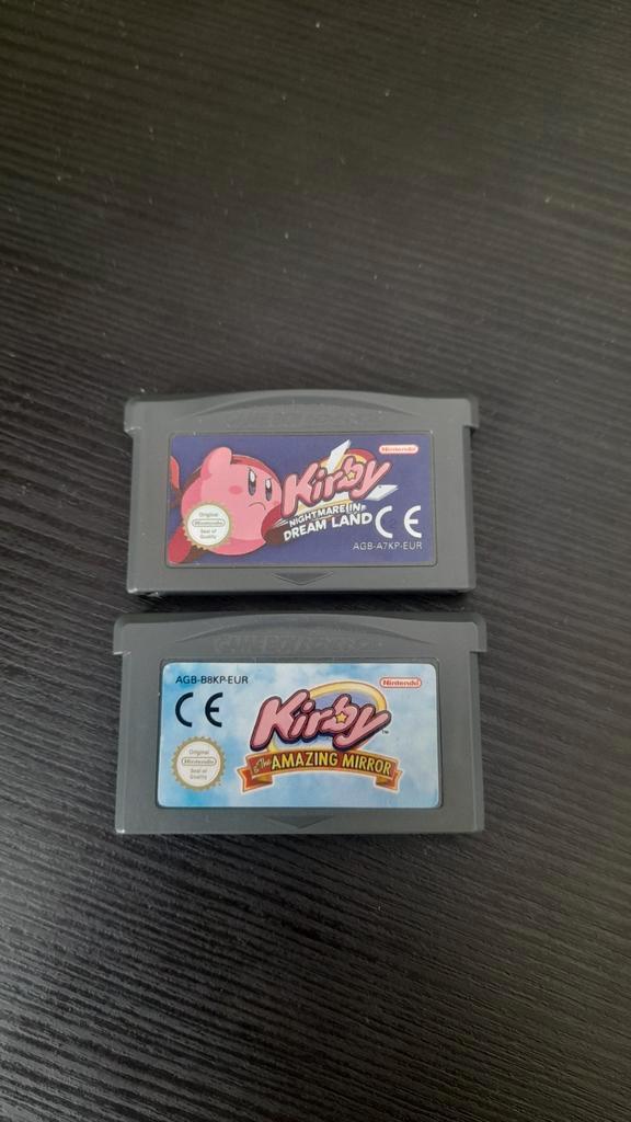 Kirby GBA Games: Nightmare & Amazing Mirror, Spelcomputers en Games, Games | Nintendo Game Boy, Gebruikt, Platform, 1 speler, Ophalen