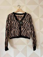 Collectif Bright & Beautiful vest bruin zwart M/38 NIEUW, Maat 38/40 (M), Collectif, Bruin, Nieuw