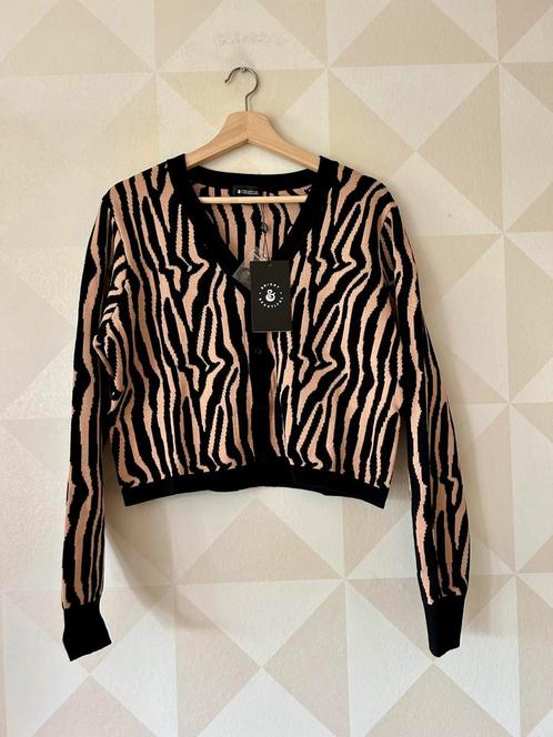 Collectif Bright & Beautiful vest bruin zwart M/38 NIEUW, Kleding | Dames, Truien en Vesten, Nieuw, Maat 38/40 (M), Bruin, Ophalen of Verzenden