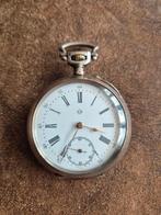 Zilveren Antiek Zakhorloge van Phenix – Werkend, Sieraden, Tassen en Uiterlijk, Horloges | Antiek, Ophalen of Verzenden, Zilver