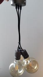 Setje van drie hanglampen., Minder dan 50 cm, Modern, Ophalen of Verzenden, Zo goed als nieuw