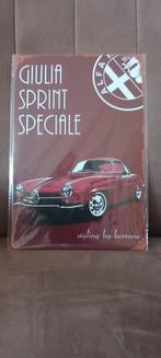 Alfa Romeo Giulia Sprint Speciale 20x30cm, Ophalen of Verzenden